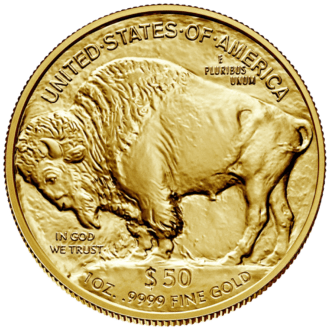 Americká zlatá minca „Buffalo“ 2025 bola vyrazená z jednej unce 99,99 rýdzeho zlata. Na zlatej minci od americkej mincovne je americký bizón prevzatý z pôvodného rubu klasického „nikláku“ Buffalo. V dizajne sú tiež nápisy „SPOJENÉ ŠTÁTY AMERICKÉ“, „1OZ 0,9999 FINE GOLD“ a „50 $“.
Na zadnej strane je z profilu americký indián. Tento portrét, bol prvýkrát uvedený taktiež na „nikláku“ Buffalo z roku 1913, navrhol James Earle Fraser.
Zlatá americká minca „Buffalo“, ktorá bola prvýkrát vydaná v roku 2006, sa rýchlo stala populárnou investičnou ako aj zberateľskou mincou.
Zlatá minca sa dodáva voľne bez obalu.