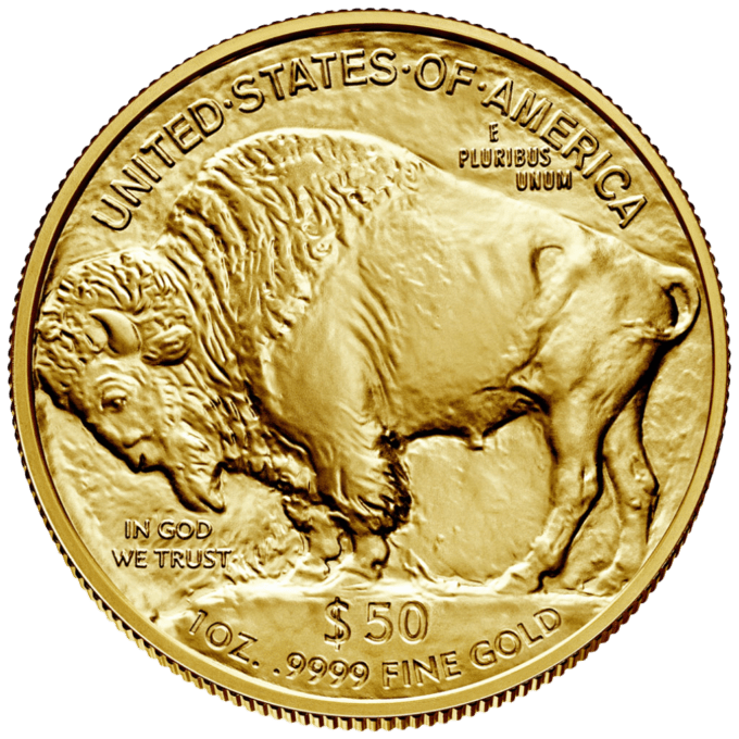 Americká zlatá minca „Buffalo“ 2025 bola vyrazená z jednej unce 99,99 rýdzeho zlata. Na zlatej minci od americkej mincovne je americký bizón prevzatý z pôvodného rubu klasického „nikláku“ Buffalo. V dizajne sú tiež nápisy „SPOJENÉ ŠTÁTY AMERICKÉ“, „1OZ 0,9999 FINE GOLD“ a „50 $“.
Na zadnej strane je z profilu americký indián. Tento portrét, bol prvýkrát uvedený taktiež na „nikláku“ Buffalo z roku 1913, navrhol James Earle Fraser.
Zlatá americká minca „Buffalo“, ktorá bola prvýkrát vydaná v roku 2006, sa rýchlo stala populárnou investičnou ako aj zberateľskou mincou.
Zlatá minca sa dodáva voľne bez obalu.