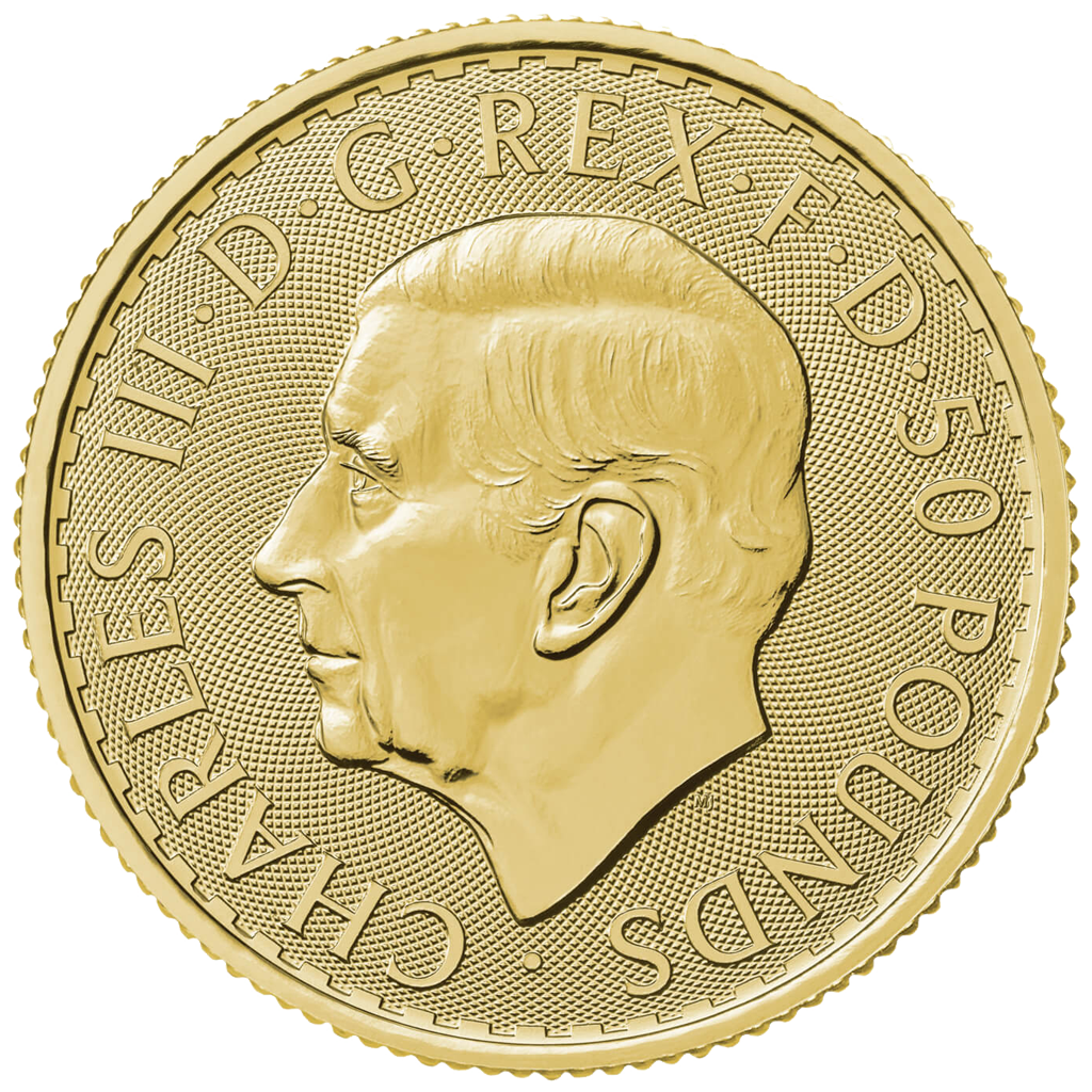 Minca Britannia 1/2 oz, ročník 2025 je vyrazená Britskou kráľovskou mincovňou z 1/2 unce 99,99% rýdzeho zlata. Ženská postava v brnení je symbolom vlastenectva krajiny. Motív je obklopený nápismi "Britannia 2025" a "1/2 OZ 9999 FINE GOLD". Zlatú mincu Britannia vydáva Britská kráľovská mincovňa od roku 1987.
Minca obsahuje inovatívnu bezpečnostnú technológiu, ktorá z nej robí vizuálne najbezpečnejšiu zlatú mincu na svete. Vyobrazenie Britannie od Philipa Nathana, vyrazené z rýdzeho zlata 999,9 a vylepšené štyrmi bezpečnostnými prvkami, je na tejto zlatej minci také krásne ako kedykoľvek predtým.
V ľavej dolnej časti návrhu, pod splývavými šatami Britannie, predstavuje trojzubec jej námornú históriu a silu. Keď pozorovateľ zmení perspektívu, tento trojzubec sa stane visiacim zámkom, ktorý zdôrazňuje bezpečnú povahu mince. Povrchová animácia odráža pohyb vĺn a jemné detaily, ako napríklad vlajka Únie na štíte Britannie, boli starostlivo zvýraznené v tejto zlatej povrchovej úprave mince. Tieto pridané bezpečnostné prvky zdobia a chránia mincu, rovnako ako mikrotext, ktorý lemuje dizajn, uvádza – „Decus et Tutamen“, čo v preklade znamená „Ozdoba a ochrana“.
Zlatá minca sa dodáva voľne.