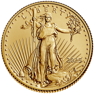 Minca American Eagle 2024 je razená americkou mincovňou z 1/4 unce zlata v UNC kvalite.
Na motíve je Lady Liberty kráčajúca sebavedomo proti slnečným lúčom. V pravej ruke drží pochodeň a v ľavej olivovú ratolesť, ktorá symbolizuje mier. Na rube je vyobrazený americký orol bielohlavý.
Nový dizajn vytvorila Jennie Norris a zobrazuje pôsobivý detailný portrét orla, ktorý je obklopený nápismi "SPOJENÉ ŠTÁTY AMERICKÉ" a "1/4 OZ. FINE GOLD - 10 DOLLARS".
Populárna minca American Gold Eagle s novým dizajnom je dodávaná voľne – bez obalu.