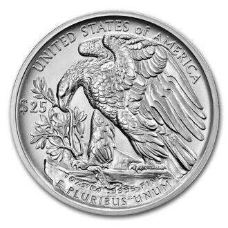 Investujte do vysoko kvalitnej 1 oz Americkej mince z paládia s rýdzosťou 999,5/1000. Tento kus váži 31,103g a je ideálny pre každého, kto chce diverzifikovať svoje portfólio alebo rozšíriť svoju zbierku drahých kovov.