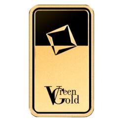 Valcambi Green Gold je produkt z prémiovej kvality zlata, ktorého pôvod je plne zdokumentovaný a nezávisle overený. Valcambi Green Gold pochádza z baní, ktoré dodržiavajú najvyššie štandardy starostlivosti o životné prostredie, zdravie, bezpečnosť ako aj ľudské práva svojej pracovnej sily.
Manipulácia a spracovanie zeleného zlata spoločnosťou Valcambi je v závode úplne oddelená od ostatnej produkcie už od príchodu, rafináciu, cez proces kontinuálneho odlievania s použitím vyhradených téglikov až po výrobu liatych a razených výrobkov.
Kedykoľvek uvidíte túto značku na produkte spoločnosti, budete vedieť, že bol vyrobený spoločnosťou Valcambi, ktorá dodržiava najprísnejšie zásady ochrany životného prostredia a ľudských práv.
Valcambi garantuje tie najvyššie štandardy pre "Valcambi Green Gold".