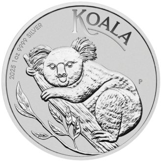 Strieborná minca „Austrálska Koala“ bola vyrazená mincovňou v meste Perth z 1 Oz striebra o rýdzosti 99,99 %.
Motívom mince z roku 2025 v kolekcii austrálskych mincí s motívom koaly je koala na vetve eukalyptu. Súčasťou návrhu sú aj nápisy „KOALA“ a „2025 1 oz 9999 SILVER“. Na rube je zobrazený portrét kráľa Karola III., ako aj nominálna hodnota.
Spolu s klokanom je koala jedným z najznámejších predstaviteľov austrálskej fauny a je považovaná za jeden z najobľúbenejších symbolov Austrálie, v neposlednom rade aj pre svoj roztomilý vzhľad. Na prvý pohľad sa koaly zdajú byť samotári. Až pri bližšom pozorovaní je možné vidieť, že žijú v stabilnom sociálnom systéme. Každé zviera má svoje vlastné územie. V ňom je pevná potrava a tzv. spiace stromy. Koaly jedia iba listy eukalyptu chudobné na živiny. Koaly sú neustále veľmi prieberčivé zvieratá.
Z približne 600 druhov eukalyptov v Austrálii prijímajú ako potravu len veľmi malý počet. Austrálske mince Koala sú veľmi žiadané medzi zberateľmi a investormi na celom svete.
Strieborná minca Koala je dodávaná v ochrannej kapsule na mince.
 