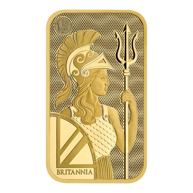 Britannia, ktorú prvýkrát predstavili Rimania, už dlho symbolizuje silu a odolnosť. Predstavovala ženské zosobnenie Británie a kráľ Karol II. ju prijal do svojich mincí.
V priebehu rokov zostala Britannia stálou postavou na britských minciach a vyvinula sa do dôveryhodného symbolu na zlatých minciach a tehličkách po celom svete. V súlade s bezpečnostnými aktualizáciami zlatých mincí od Royal Mint, prišli na rad aj tehličky Britannie z roku 2021 do ktorých integrovali tri najmodernejšie bezpečnostné prvky.
Tieto pokročilé prvky – latentný obraz, animácia povrchu a mikrotext – vylepšujú súčasné zobrazenie Británie od Jody Clarkovej, zobrazenej v korintskej prilbe, s trojzubcom a štítom ozdobeným vlajkou Únie.
Tieto pokročilé bezpečnostné prvky vám umožňujú jednoducho overiť a speňažiť vaše tehličky.
Každá tehlička je zapečatená v balení, ktoré sa môže pochváliť viacerými špičkovými bezpečnostnými prvkami vrátane UV vodoznaku, bezpečnostnej plomby, overenia QR kódom a jedinečného sériového čísla.
Na prednej strane tehličky sa nachádza súčasná vízia Britannie od Jody Clarkovej.
K dispozícii aj v edícii z rýdzeho zlata s hmotnosťou 1 gram, 10 gramov, 20 gramov, 1 unca, 50 gramov a 100 gramov.
Za spoločnosť Zlatý Prístav s.r.o. dodávame, že rovnako ako v prípade mincí Britnánia ide momentálne o najlepšie zabezpečené tehličku na trhu.