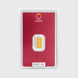 156266-munze_osterreich_1g-gold_bar_1-png Investičná zlatá tehlička Münze Österreich, 1 g, razená (minted), rýdzosť 999,9/1000, Rakúsko.