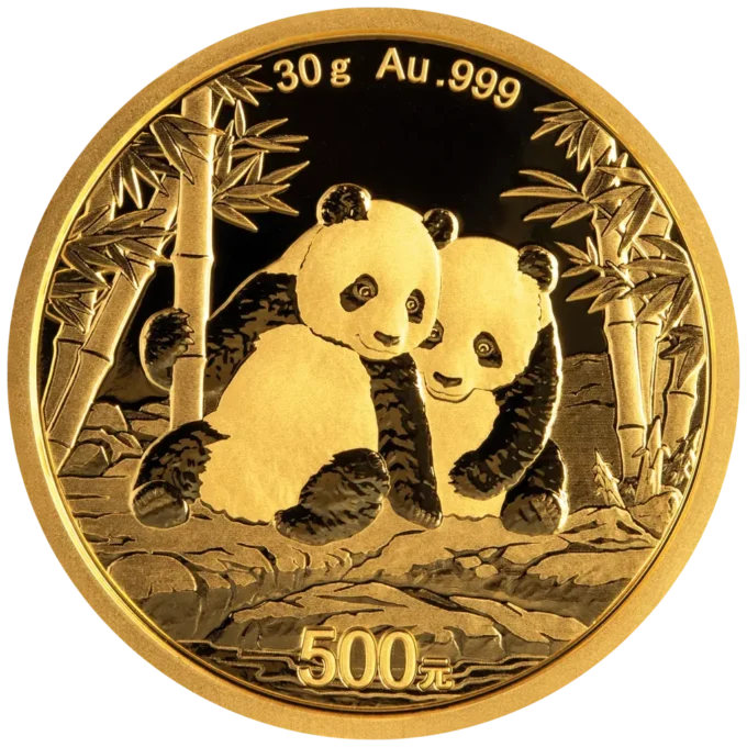 167806-panda_2026_30g_gold_coin_1-webp Zlatá investičná minca Panda 30 g, rýdzosť zlata 999,9/1000, ročník 2026. Motív pandy sa každý rok mení.