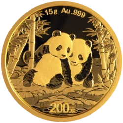 154142-panda_2026_15g_gold_coin_1-webp Zlatá investičná minca Panda 15 g, rýdzosť zlata 999,9/1000, ročník 2026. Motív pandy sa každý rok mení.