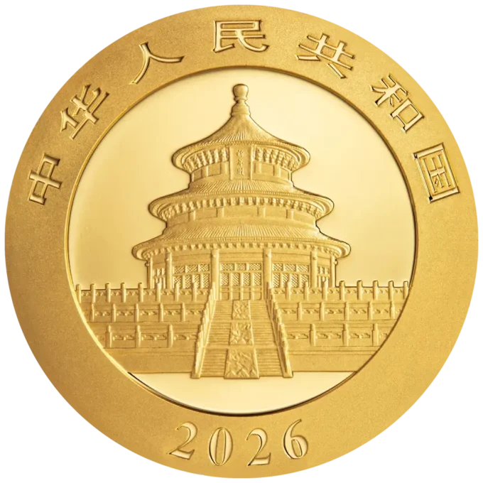 111306-panda_2026_1g_gold_coin_2-webp Zlatá investičná minca Panda 1 g, rýdzosť zlata 999,9/1000, ročník 2026. Motív pandy sa každý rok mení.