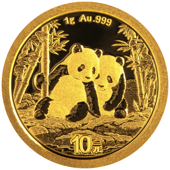 162330-panda_2026_1g_gold_coin_1-webp Zlatá investičná minca Panda 1 g, rýdzosť zlata 999,9/1000, ročník 2026. Motív pandy sa každý rok mení.