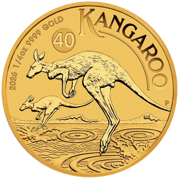 167302-kangaroo_2026_gold_coin_1-4oz_1-webp Zlatá minca. Kengura - najslávnejší vačkovec Austrálie.