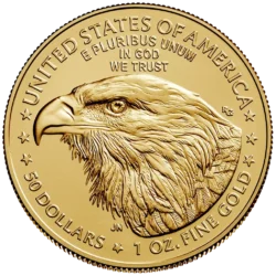 220582-american-eagle_2026_gold_coin_1oz_2-webp Minca American Eagle 2026 je razená americkou mincovňou z jednej unce zlata.