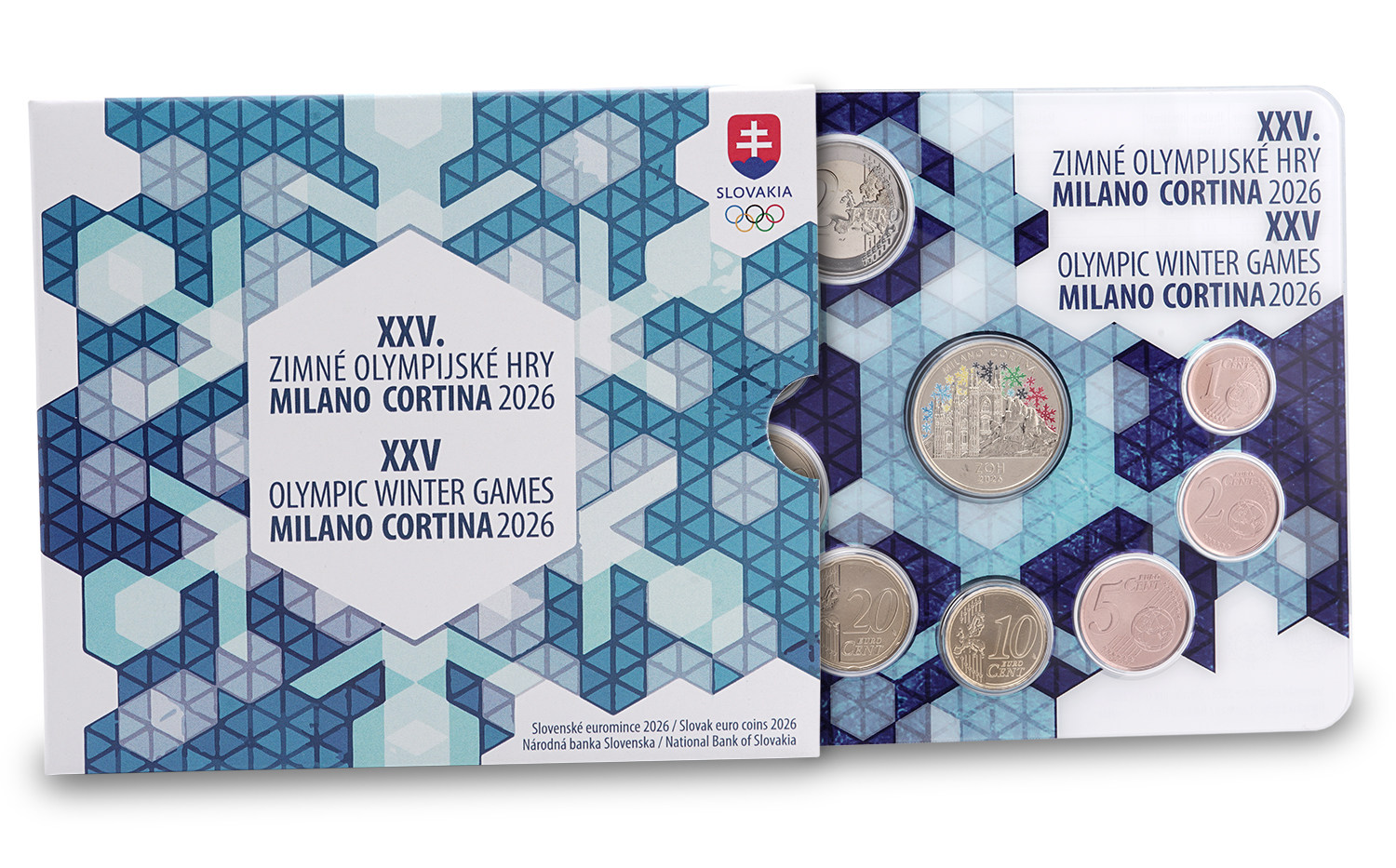 401191-subor_minci_2026_milano_bk_5-jpg Súbor slovenských euromincí 2026 vydaný pri príležitosti konania XXV. zimných olympijských hier Milano – Cortina d´Ampezzo.
