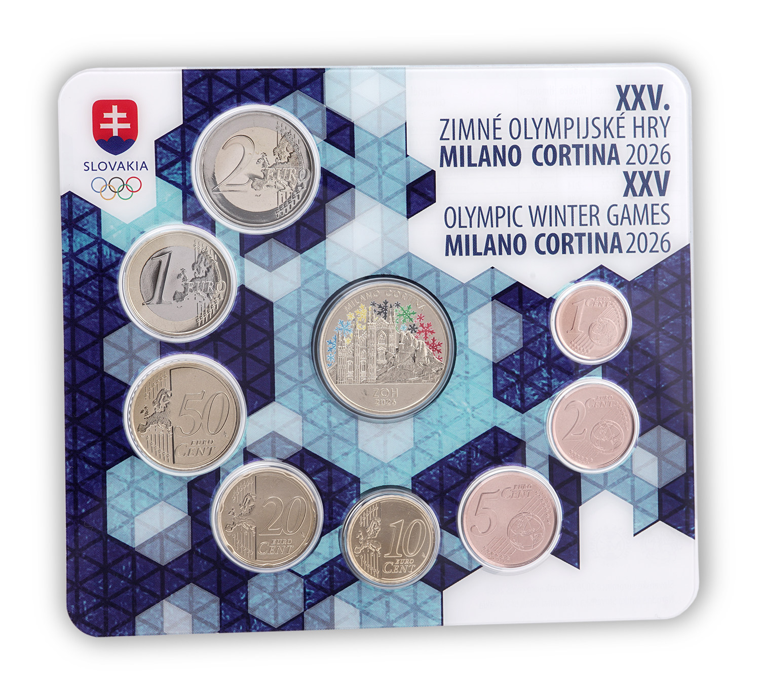 540240-subor_minci_2026_milano_bk_3-jpg Súbor slovenských euromincí 2026 vydaný pri príležitosti konania XXV. zimných olympijských hier Milano – Cortina d´Ampezzo.