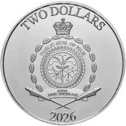 46184-star_wars_2026_darth_vader_1oz_silver_coin_2-webp Táto strieborná minca Niue Darth Vader z roku 2026 s hmotnosťou 1 unce vzdáva hold ikonickej trilógii Star Wars s Darthom Vaderom.