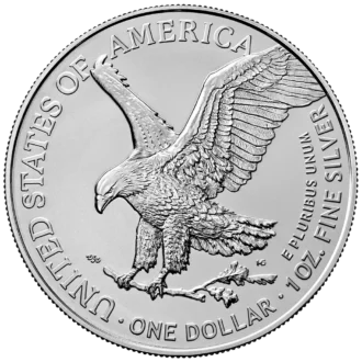 Investičná strieborná minca American Eagle s váhou 1 unce.