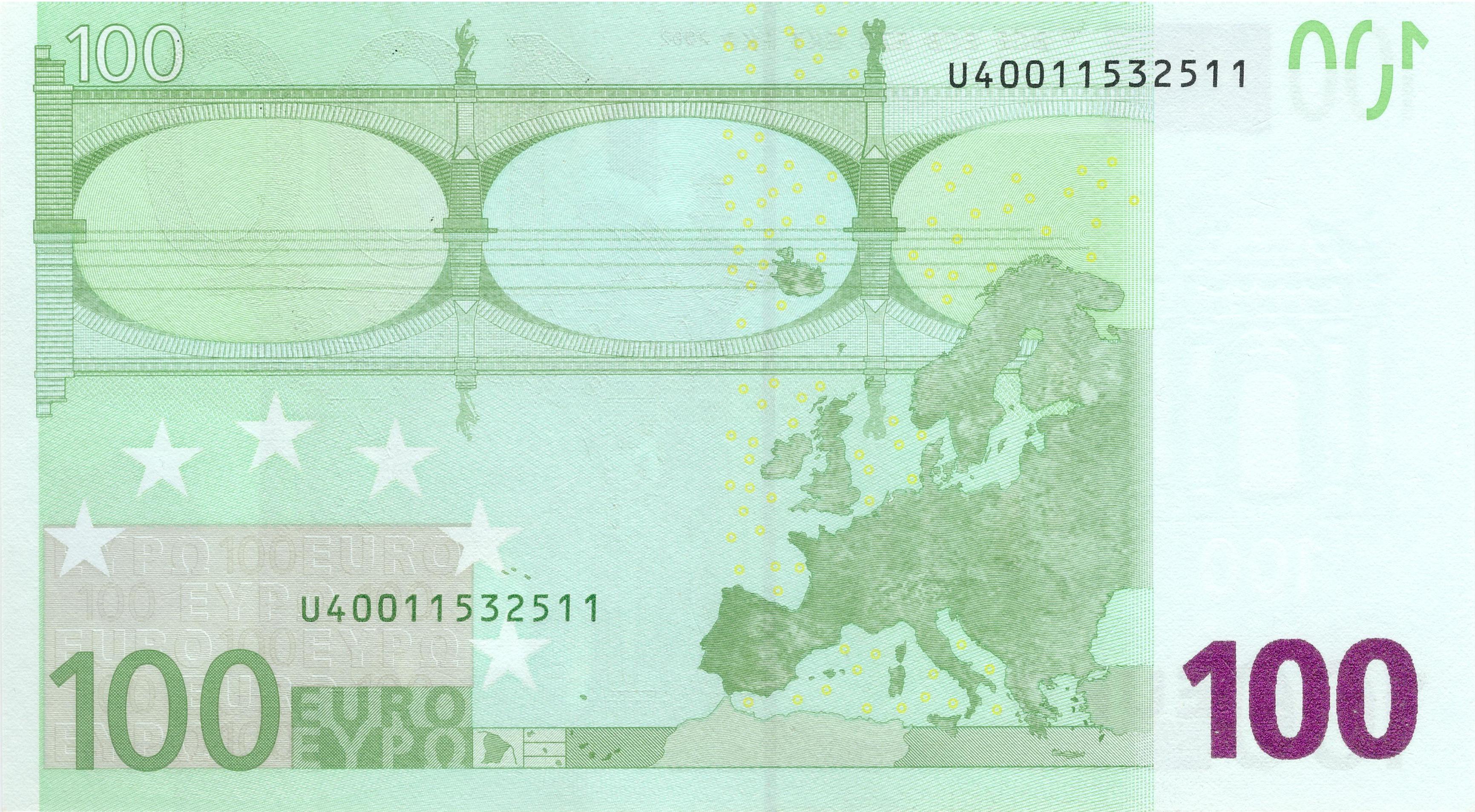 100 EURO, 2002, Séria "U", Francúzsko
Tlačová doska: F006A5
Podpis: Willem Frederik "Wim" Duisenberg
Stav: UNC