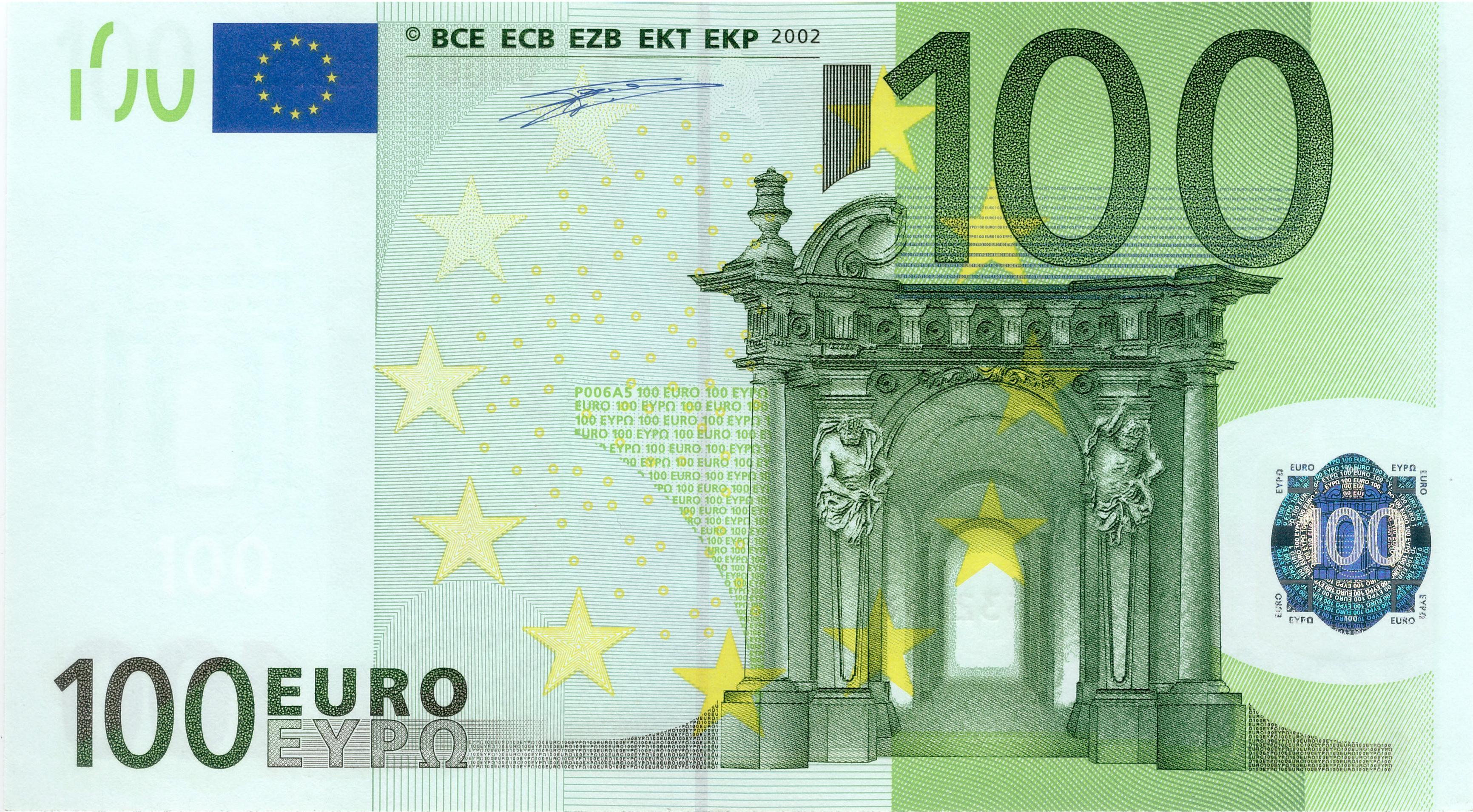 100 EURO, 2002, Séria "U", Francúzsko
Tlačová doska: P006A5
Podpis: Willem Frederik "Wim" Duisenberg
Stav: UNC