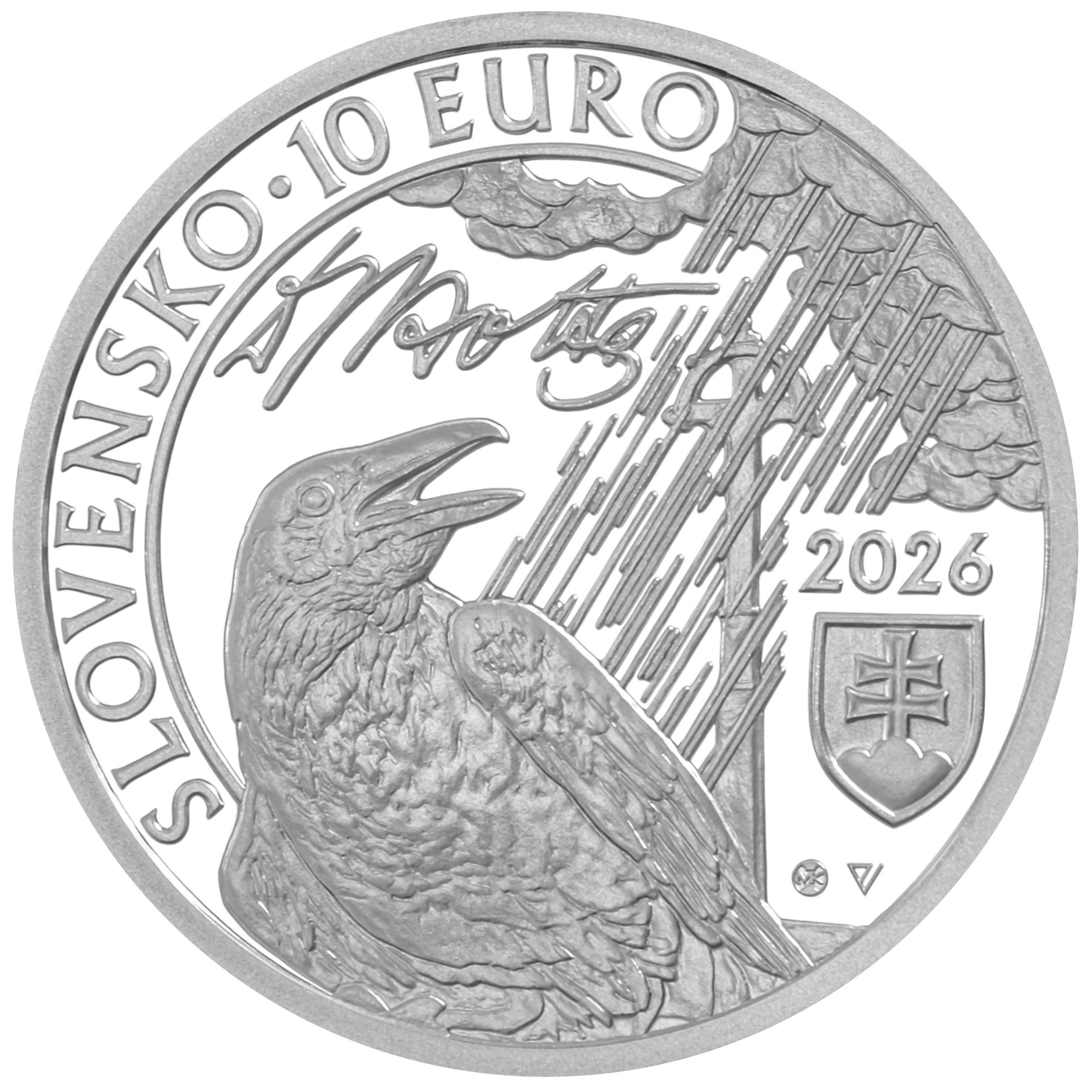 Strieborná&nbsp;zberateľská&nbsp;eurominca&nbsp;v&nbsp;nominálnej&nbsp;hodnote&nbsp;10&nbsp;eur
150. výročie narodenia Ivana Kraska