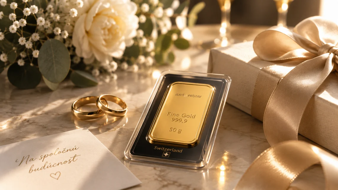 Investičné zlato ako svadobný alebo jubilejný dar