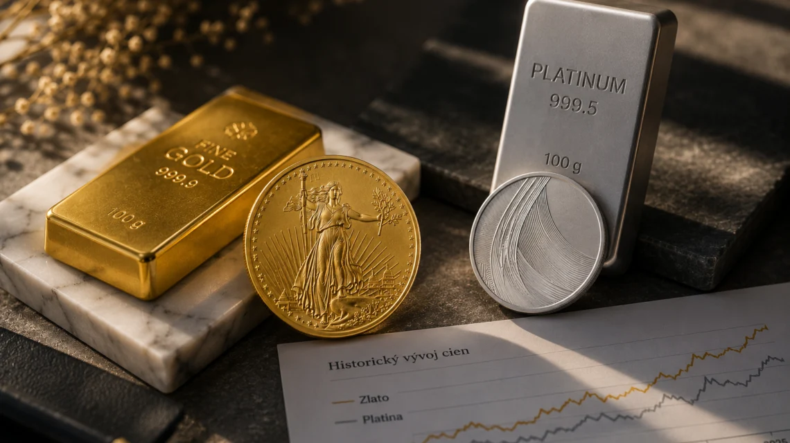 Platina alebo zlato aké sú hlavné rozdiely