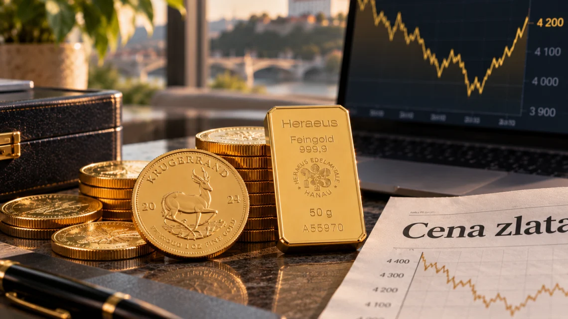 Investičné zlato pri návrate ceny nad 4 200 dolárov za uncu