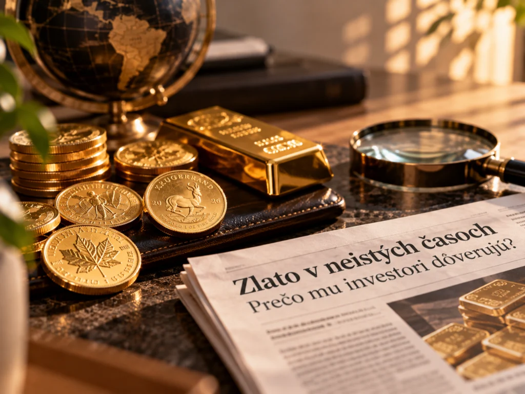 Investičné zlaté tehličky pri poklese svetovej ceny zlata v októbri 2026